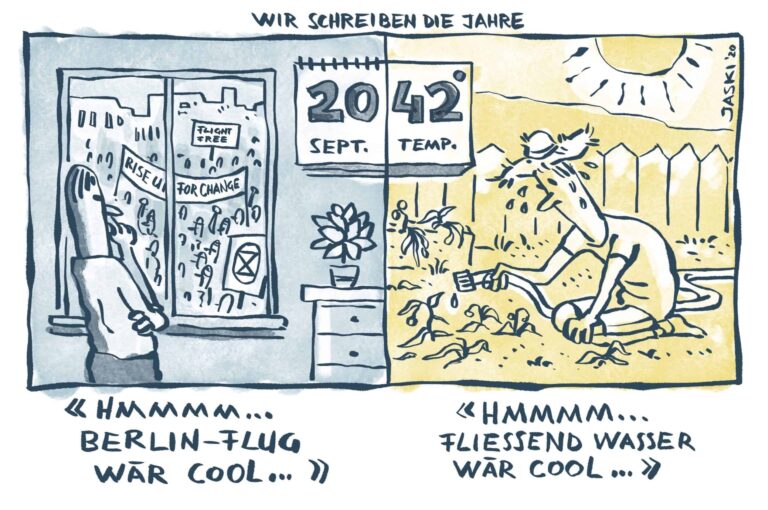 Du dachtest, dass die anderen an den Klimaprotest gehen