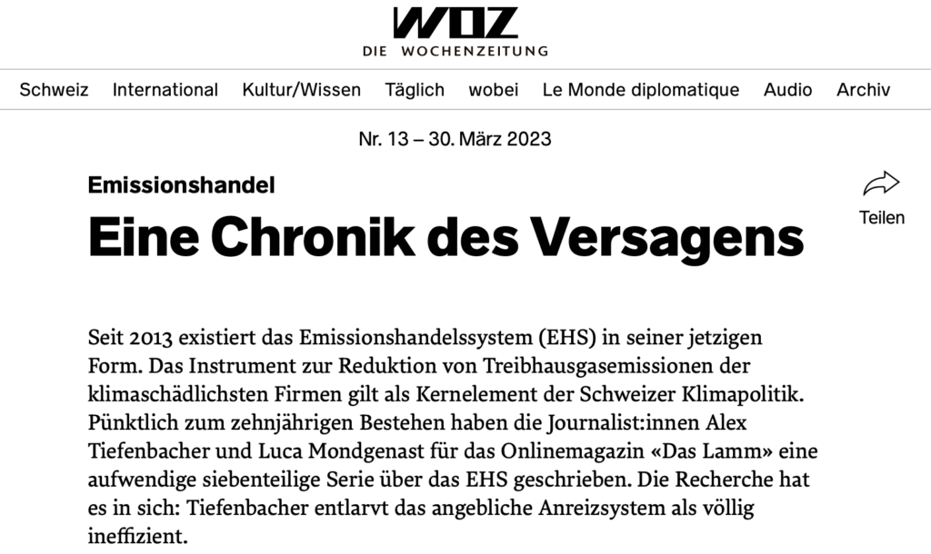 Eine Chronik des Versagens
